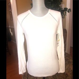 White Back Lace Blouse